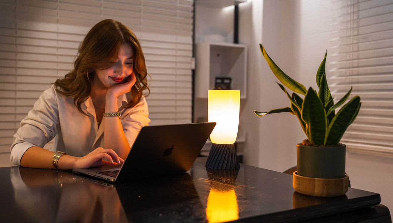 Sürdürülebilir Işık: Bitki Bazlı PLA Malzeme ile Üretilen Masa Lambaları